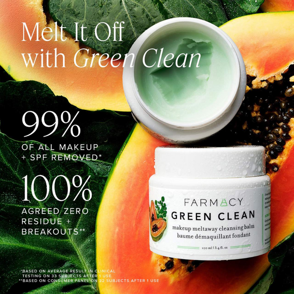 Mini Green Clean Makeup Meltaway Cleansing Balm