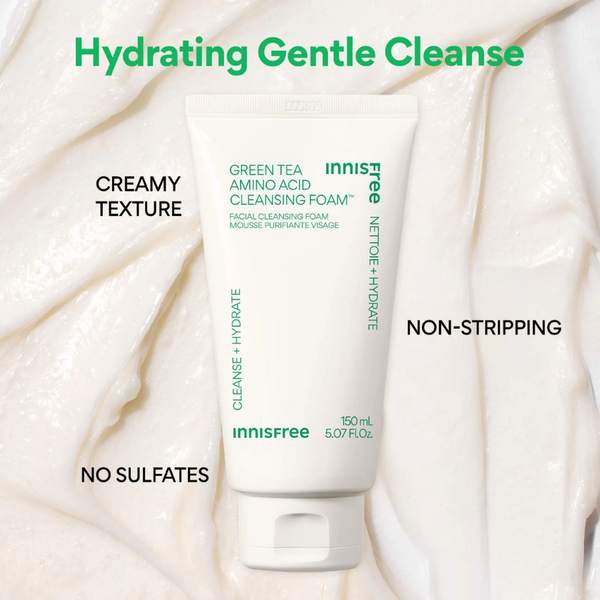 Sulfate-Free Green Tea Amino Acid Cleansing Foam