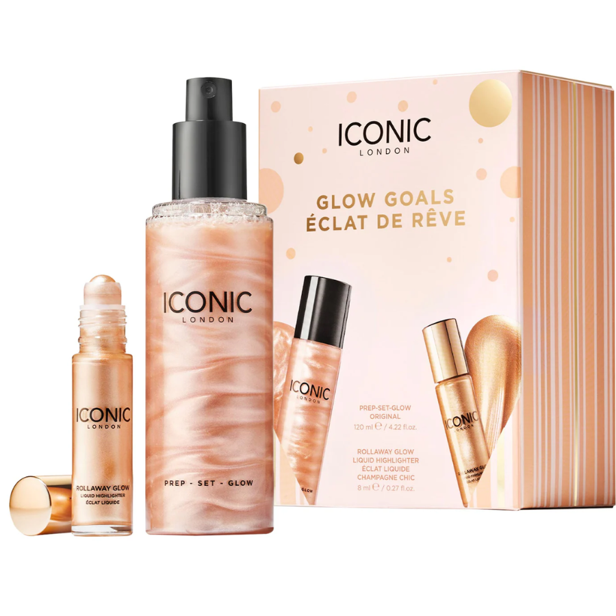 Glow Goals Setting Spray And Highlighter Set