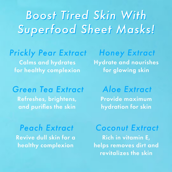 SuperFood Bowl Mask Set