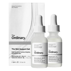 The Skin Support Set with Niacinamide + Hyaluronic Acid