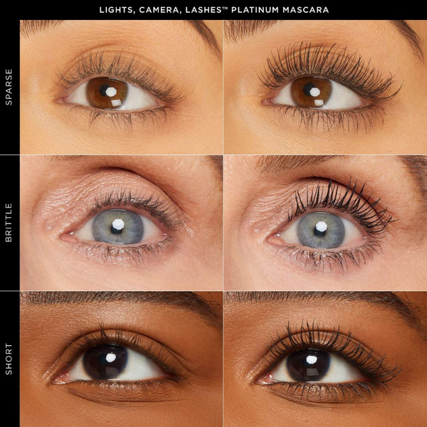 lights, camera, lashes™ 4-in-1 volumizing & conditioning platinum mascara