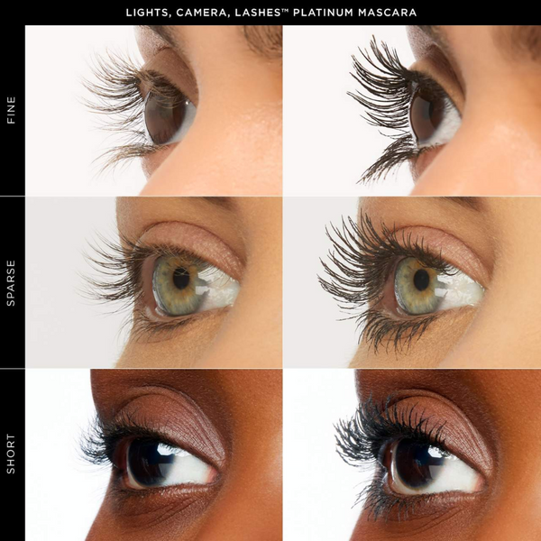 lights, camera, lashes™ 4-in-1 volumizing & conditioning platinum mascara